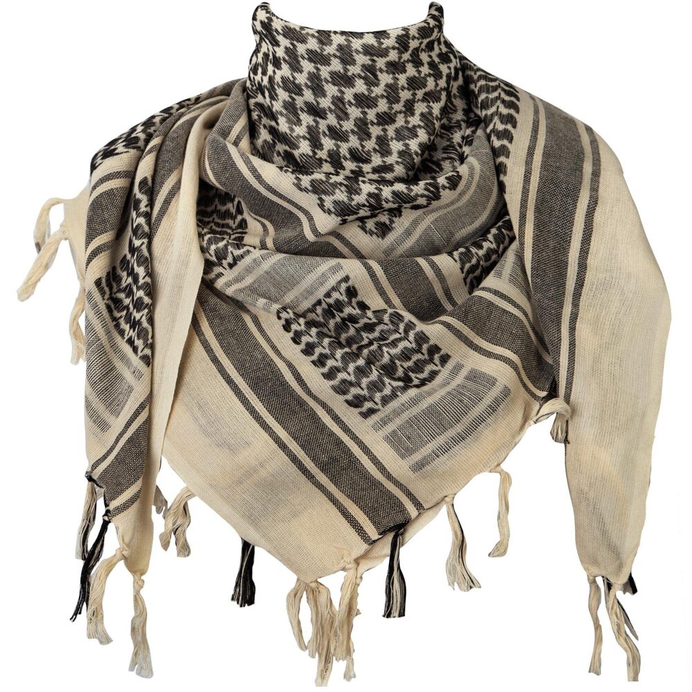 3642 Military Shemagh Tactical Desert Scarf, 100% Cotton Keffiyeh Neck Head